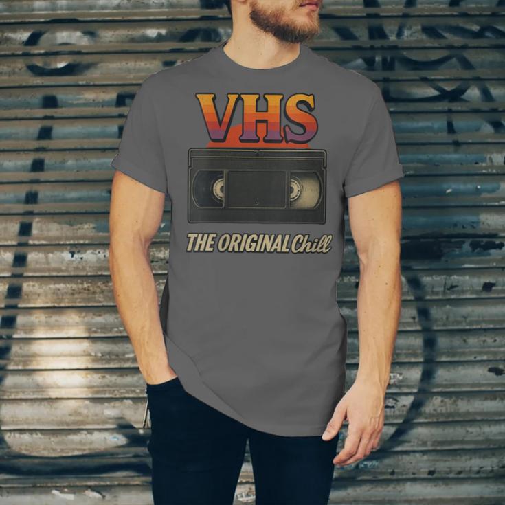 VHS Tape Nostalgia Old School Technology Humor Unisex Jersey T-Shirt
