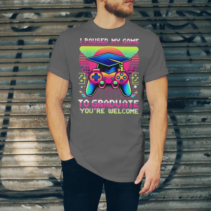 Video Gamer Graduate Graduation Grad Gaming Unisex Jersey T-Shirt