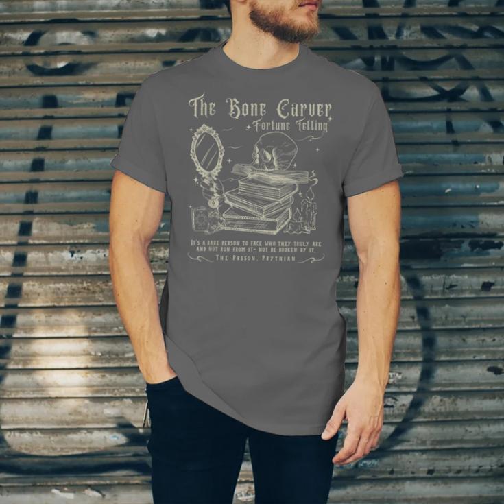 Vintage The Bone Carver Death God Tour Skeleton Spicy Books Unisex Jersey T-Shirt