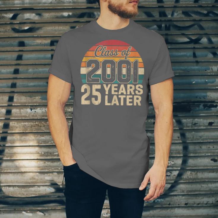 Vintage Class Of 2001 25 Years Later Reunion 25th Graduation Unisex Jersey T-Shirt