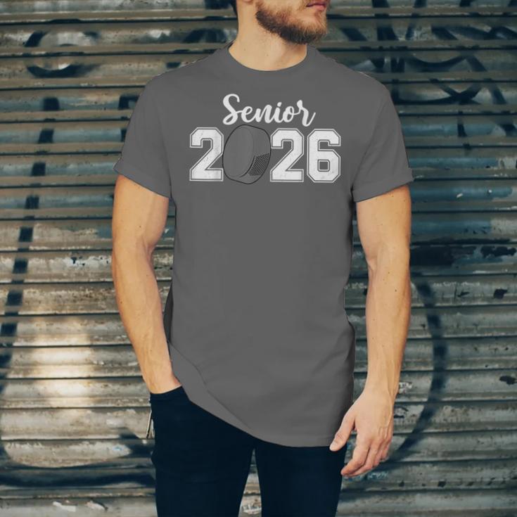 Vintage Class Of 2026 Hockey Senior 2026 Graduation 2026 Unisex Jersey T-Shirt