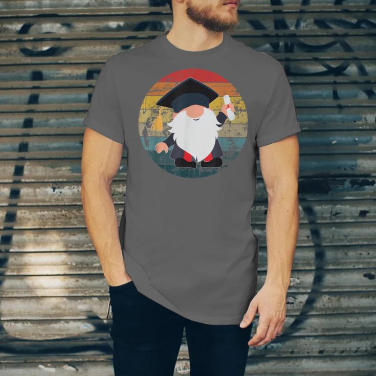 Vintage Graduation Gnome Unisex Jersey T-Shirt