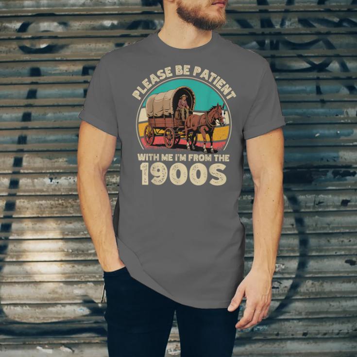 Vintage Please Be Patient I'm From The 1900s Men Women Unisex Jersey T-Shirt