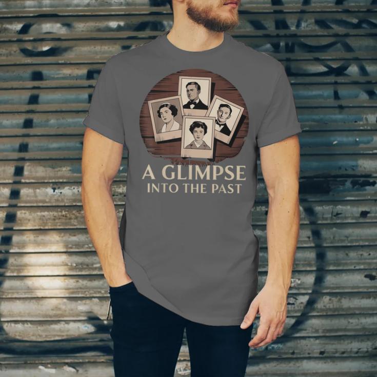 Vintage Portrait Photography Memory Nostalgia Vibe Unisex Jersey T-Shirt