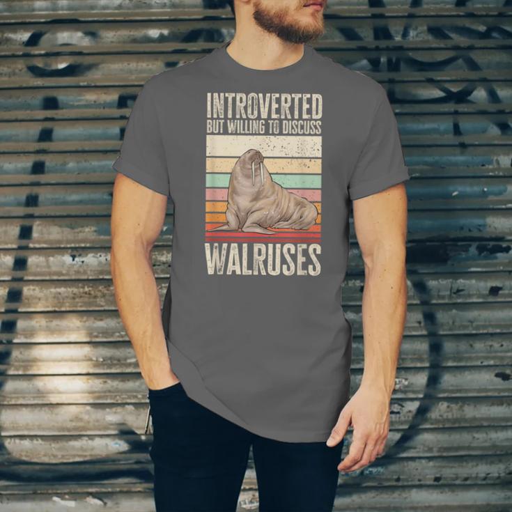 Walrus Lover Introvert Walrus Unisex Jersey T-Shirt Walrus Lover Introvert Walrus Unisex Jersey T-Shirt