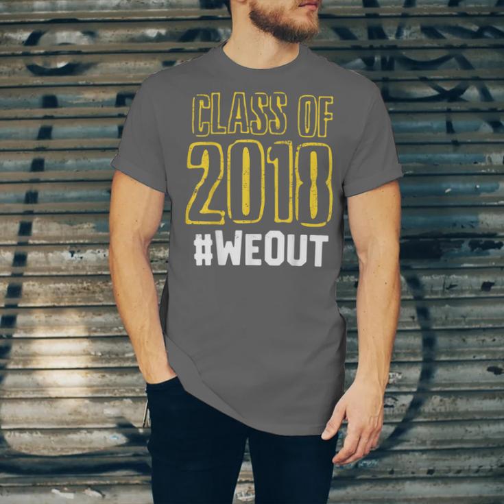 We Out WeOut Class Of 2018 Senior Graduation Unisex Jersey T-Shirt