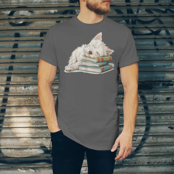 West Highland Terrier Books Dog Breed Westie For Men Women Girls Kids Unisex Jersey T-Shirt