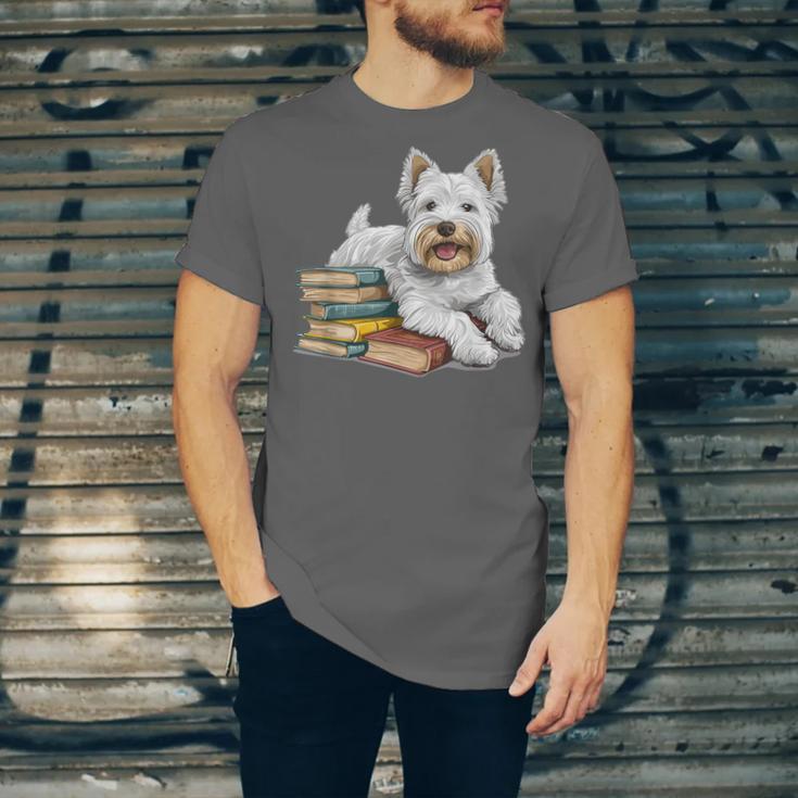 West Highland Terrier Books Dog Breed Westie For Men Women Kids Unisex Jersey T-Shirt