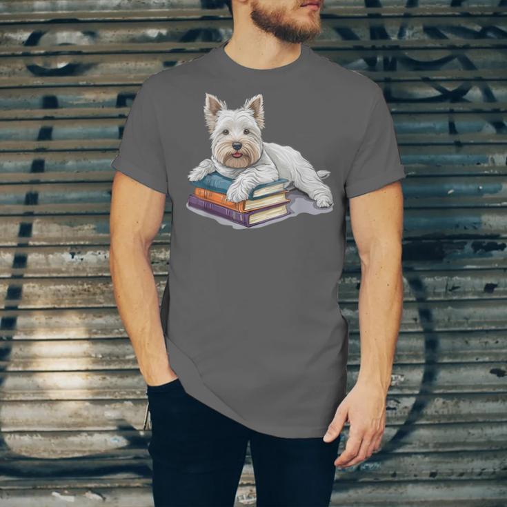 West Highland Terrier Books Dog Breed Westie Unisex Jersey T-Shirt