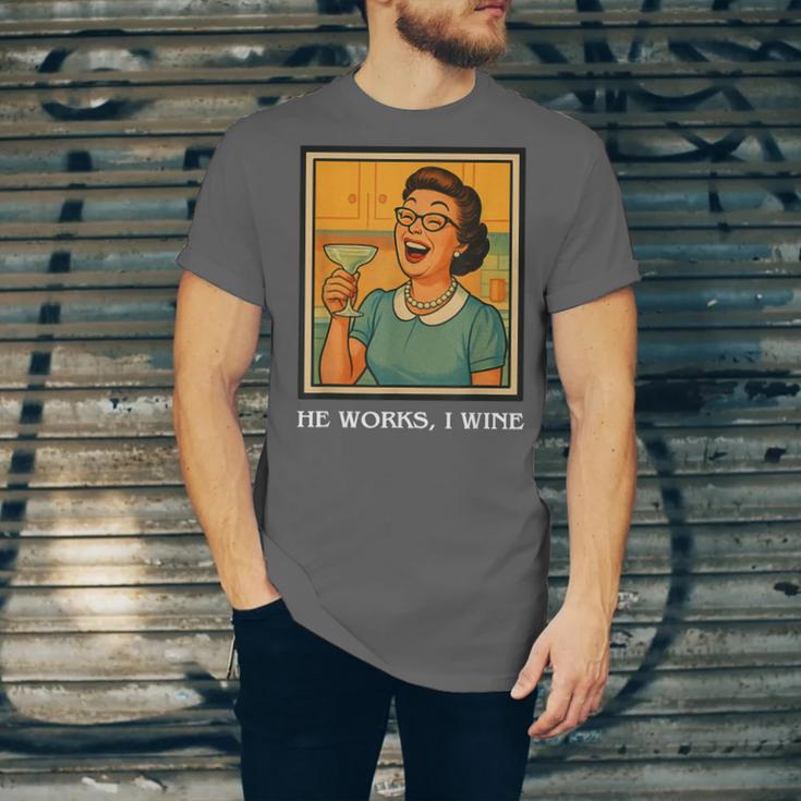 I Wine Housewife Retro Nostalgia Classic 1950s Vintage Humor Unisex Jersey T-Shirt I Wine Housewife Retro Nostalgia Classic 1950s Vintage Humor Unisex Jersey T-Shirt