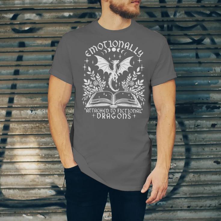 Women Dragons Bookish Fantasy Book Club Book Lover Reader Unisex Jersey T-Shirt