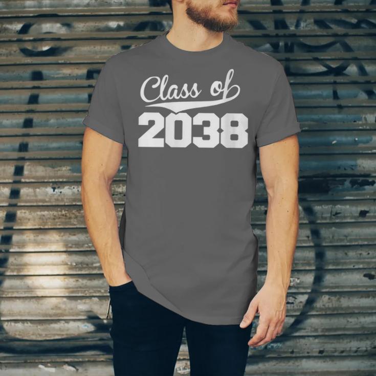 Women's Class Of 2038 Kid Adult Future Year Kindergarten Graduation Unisex Jersey T-Shirt