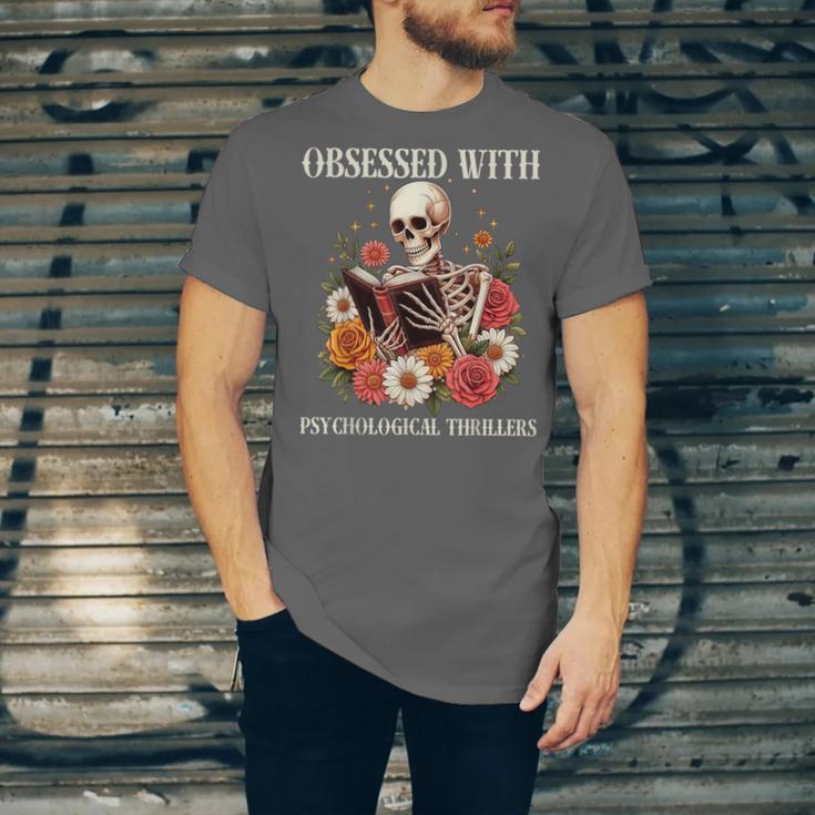 Women's Psychological Thriller Book Reader Lover Unisex Jersey T-Shirt Women's Psychological Thriller Book Reader Lover Unisex Jersey T-Shirt