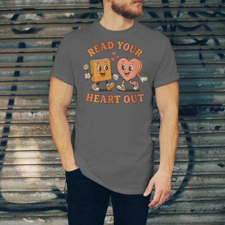 Women's Read Your Heart Out Teacher Valentines Reading Book Love Unisex Jersey T-Shirt Women's Read Your Heart Out Teacher Valentines Reading Book Love Unisex Jersey T-Shirt