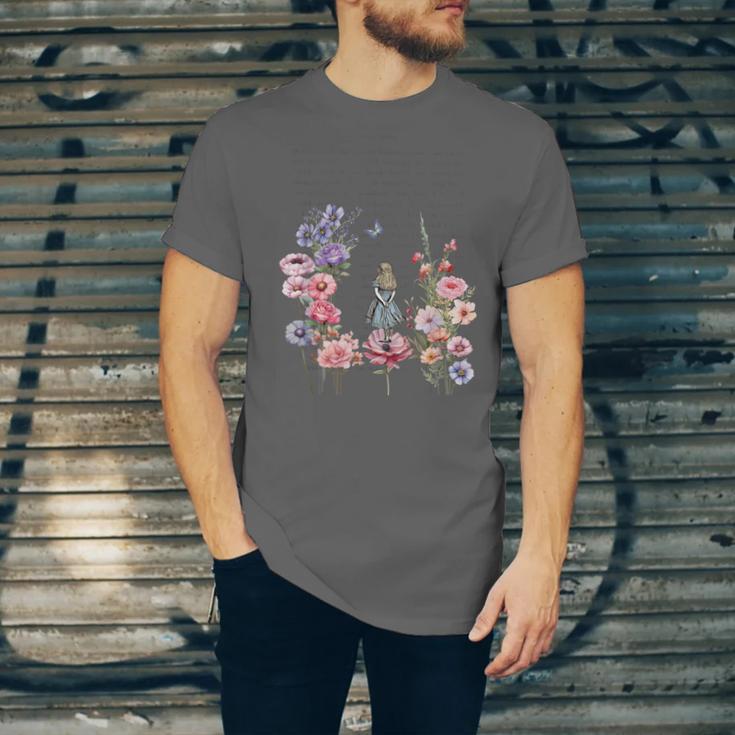 Wonderland Garden & Vintage Textbook Unisex Jersey T-Shirt