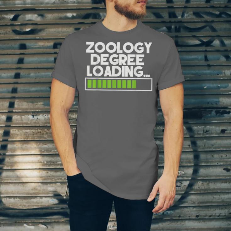 Zoology Degree Loading Zoologist Graduation Student Tee Unisex Jersey T-Shirt