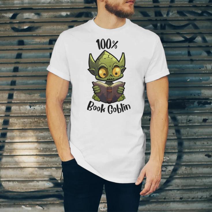 100 Book Goblin Cute Book Reader And Library Lover Unisex Jersey T-Shirt 100 Book Goblin Cute Book Reader And Library Lover Unisex Jersey T-Shirt