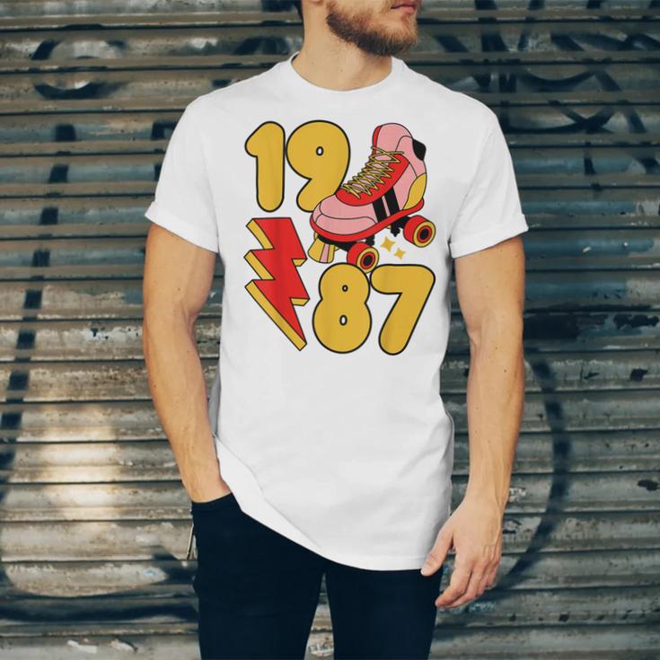 1987 Retro Roller Skate Vintage 80s Nostalgia Collector Unisex Jersey T-Shirt