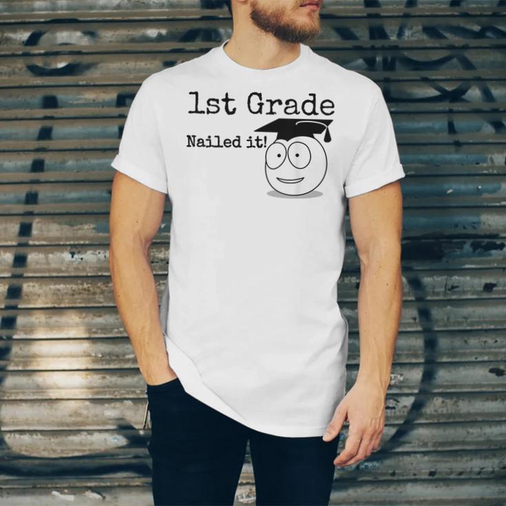 1st Grade Nailed It Kids Graduation TShirt Second Grade Unisex Jersey T-Shirt