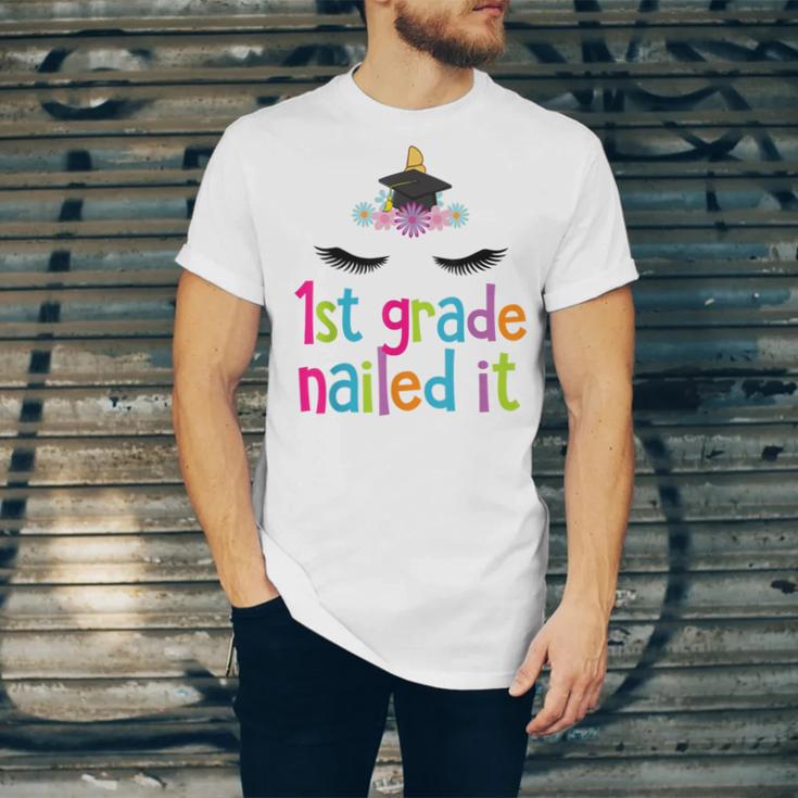 1st Grade Nailed ItShirt Unicorn Graduation Class Of 2018 Unisex Jersey T-Shirt