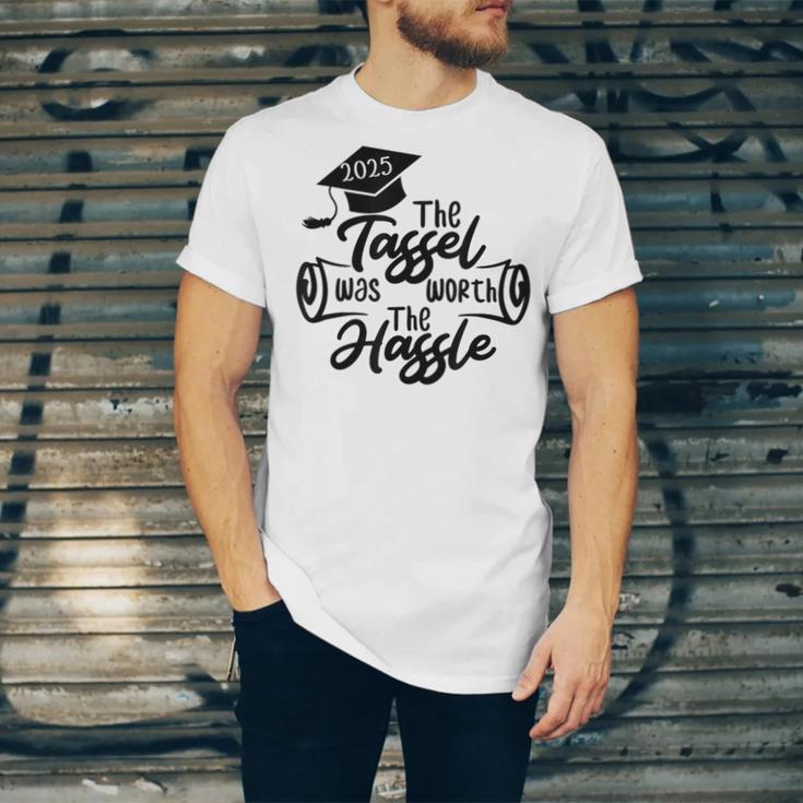 2025 Graduation The Tassel Was Worth The Hassle University Unisex Jersey T-Shirt