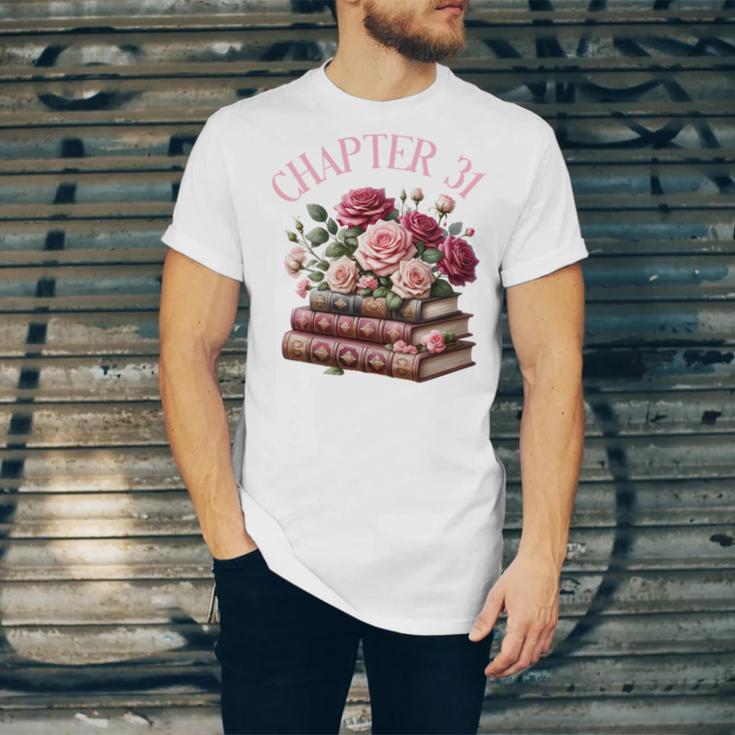 31st Birthday Chapter 31 Birthday Shirt Women Book Lover Unisex Jersey T-Shirt 31st Birthday Chapter 31 Birthday Shirt Women Book Lover Unisex Jersey T-Shirt