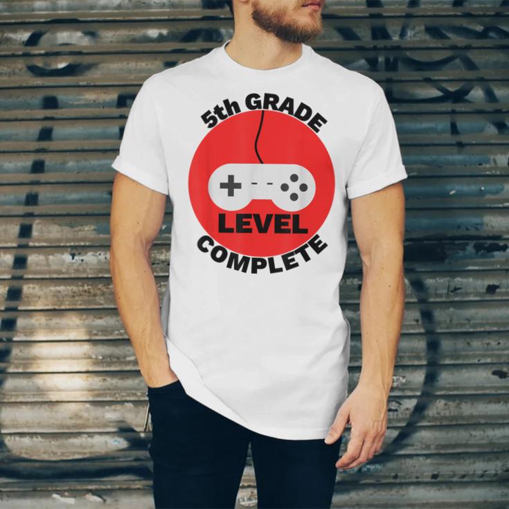 5th Grade Level Complete Gamer Graduation Unisex Jersey T-Shirt
