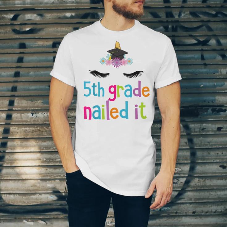 5th Grade Nailed ItShirt Unicorn Graduation Class Of 2018 Unisex Jersey T-Shirt