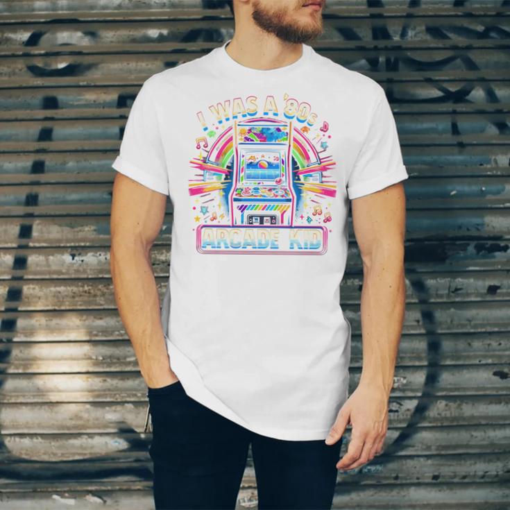 80s Arcade Kid Vintage Gamer Nostalgia Unisex Jersey T-Shirt