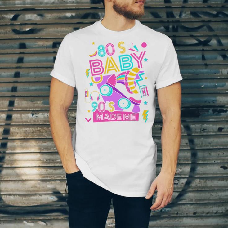 80's Baby 90's Made Me 1980s 1990s Nostalgia Retro Party Premium Tri-Blend Unisex Jersey T-Shirt