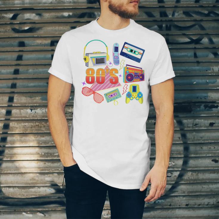 80's Vintage Cassette Tape Nostalgia Mixtape Era 1980s Retro Premium Tri-Blend Unisex Jersey T-Shirt