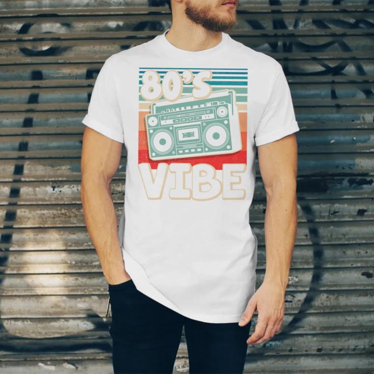 90's Vibe Vintage Style Cassette Tape Nostalgia 1990s Party Premium Tri-Blend Unisex Jersey T-Shirt