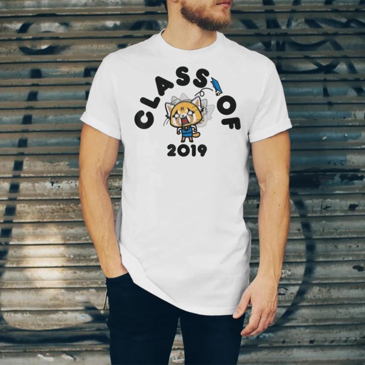 Aggretsuko Class Of 2019 Graduation Seniors Graduate Unisex Jersey T-Shirt