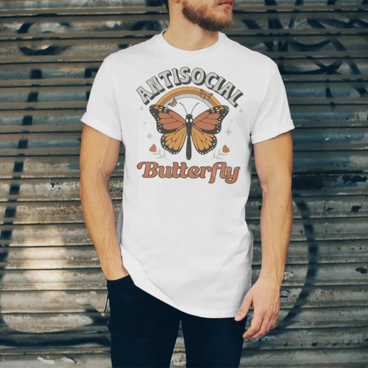 Antisocial Butterfly Tee For Introvert Men Women Girls Unisex Jersey T-Shirt Antisocial Butterfly Tee For Introvert Men Women Girls Unisex Jersey T-Shirt