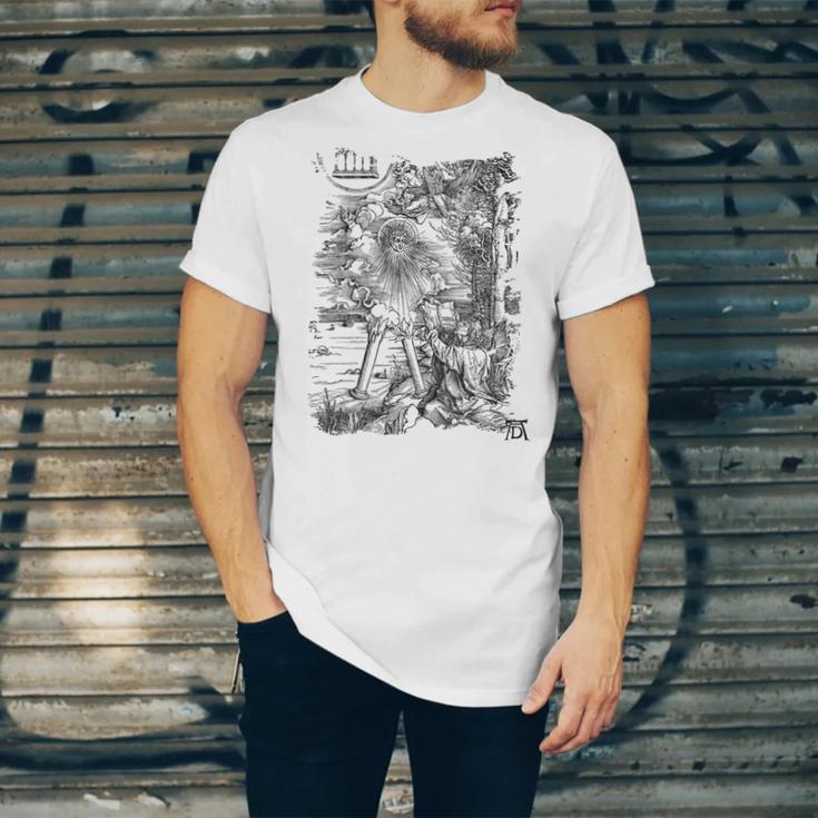 Apocalypse St John Devours The Book 1498 DüRer Angels Unisex Jersey T-Shirt