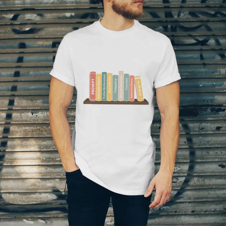 Applied Behavior Analysis Book Wildflower ABA RBT Therapist Unisex Jersey T-Shirt Applied Behavior Analysis Book Wildflower ABA RBT Therapist Unisex Jersey T-Shirt