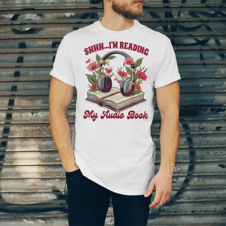 Audiobook Lover Bookish Shhh I'm Listening My Audio Book Unisex Jersey T-Shirt