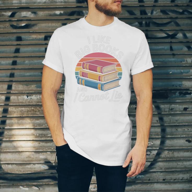 I Like Big Books Cannot Lie Librarian Reading Teacher Unisex Jersey T-Shirt