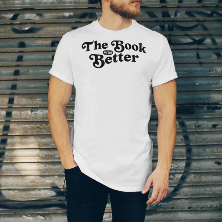 The Book Was Better Book Lover Reading Premium Tri-Blend Unisex Jersey T-Shirt
