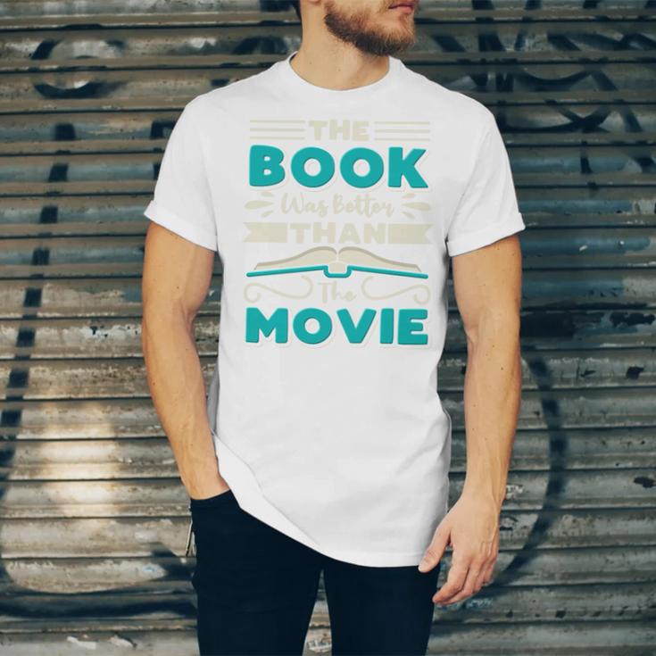 The Book Was Better Than The Movie Literary Library Bookworm Premium Tri-Blend Unisex Jersey T-Shirt