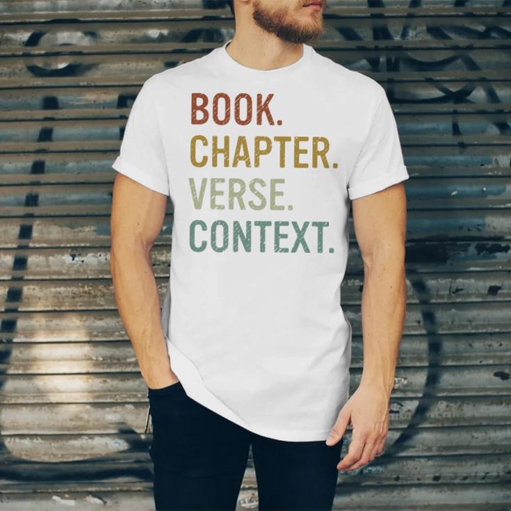 Book Chapter Verse Christian Bible Reformed Theology Unisex Jersey T-Shirt