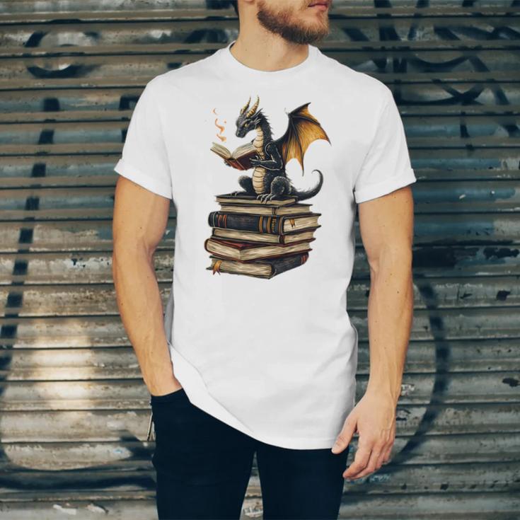 Book Dragon Unisex Jersey T-Shirt