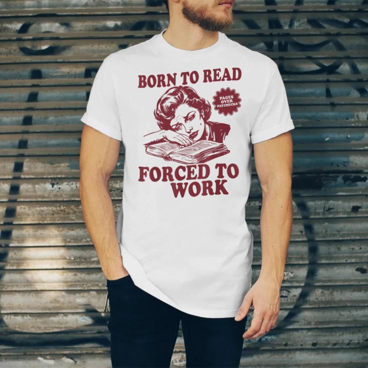Book Readers Forced To Work Sadness Unisex Jersey T-Shirt Book Readers Forced To Work Sadness Unisex Jersey T-Shirt