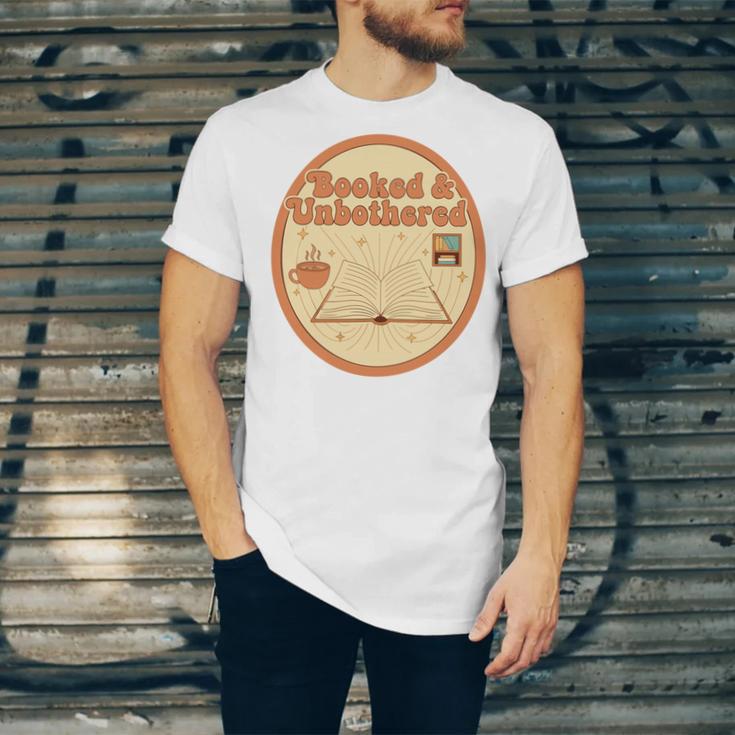 Booked & Unbothered Book Lover Tee Unisex Jersey T-Shirt
