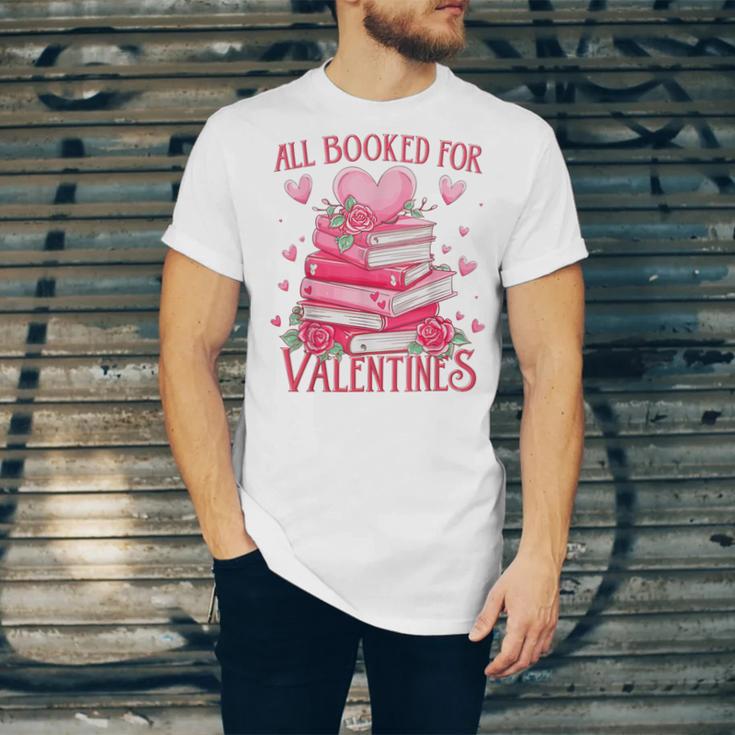 All Booked For Valentine Books Lover Teacher Floral Unisex Jersey T-Shirt All Booked For Valentine Books Lover Teacher Floral Unisex Jersey T-Shirt