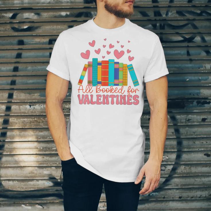 All Booked For Valentines Book Lover Valentine's Day Unisex Jersey T-Shirt