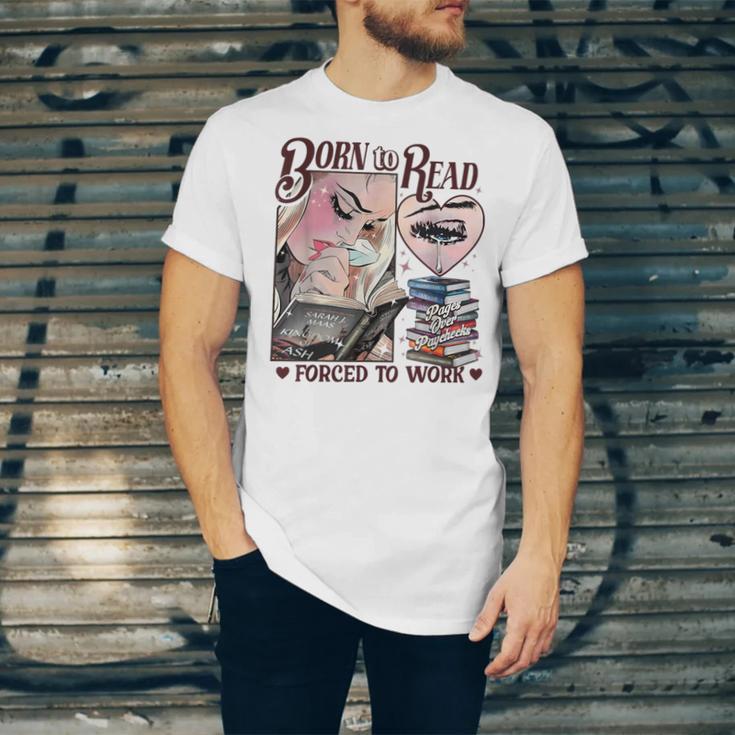 Born To Read Forced To Work Booklover -Adults Book Lovers Casual Grey Small Unisex Jersey T-Shirt Born To Read Forced To Work Booklover -Adults Book Lovers Casual Grey Small Unisex Jersey T-Shirt