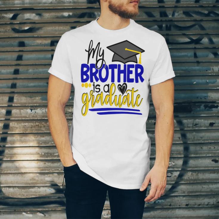 My Brother Is A Graduate Shirt Matching Family Graduation Unisex Jersey T-Shirt