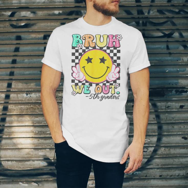 Bruh We Out 5th Graders Fifth Grade Graduation Class 2025 Unisex Jersey T-Shirt