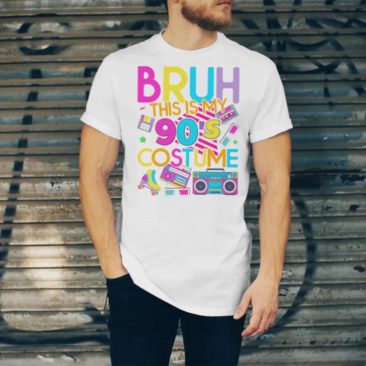 Bruh This Is My 90's Costume Nostalgia Mixtape 1990s Party Unisex Jersey T-Shirt